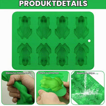 2x Frosch Silikonform für Süßigkeiten & Schokolade