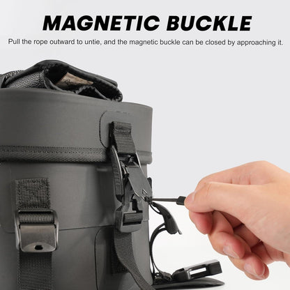 Wasserdichter Motorrad Tankrucksack 8L Universal Motorradtasche Schwarz