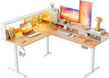 Agilestic L-förmiger Stehschreibtisch mit