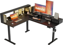 Agilestic L-förmiger Stehschreibtisch 160x140 cm Höhenverstellbar mit