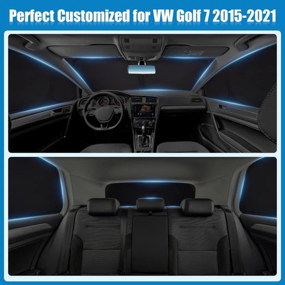 VW Golf 7 Sonnenschutzscheibe 2015-2021 – Sichtschutz & Hitzeschutz