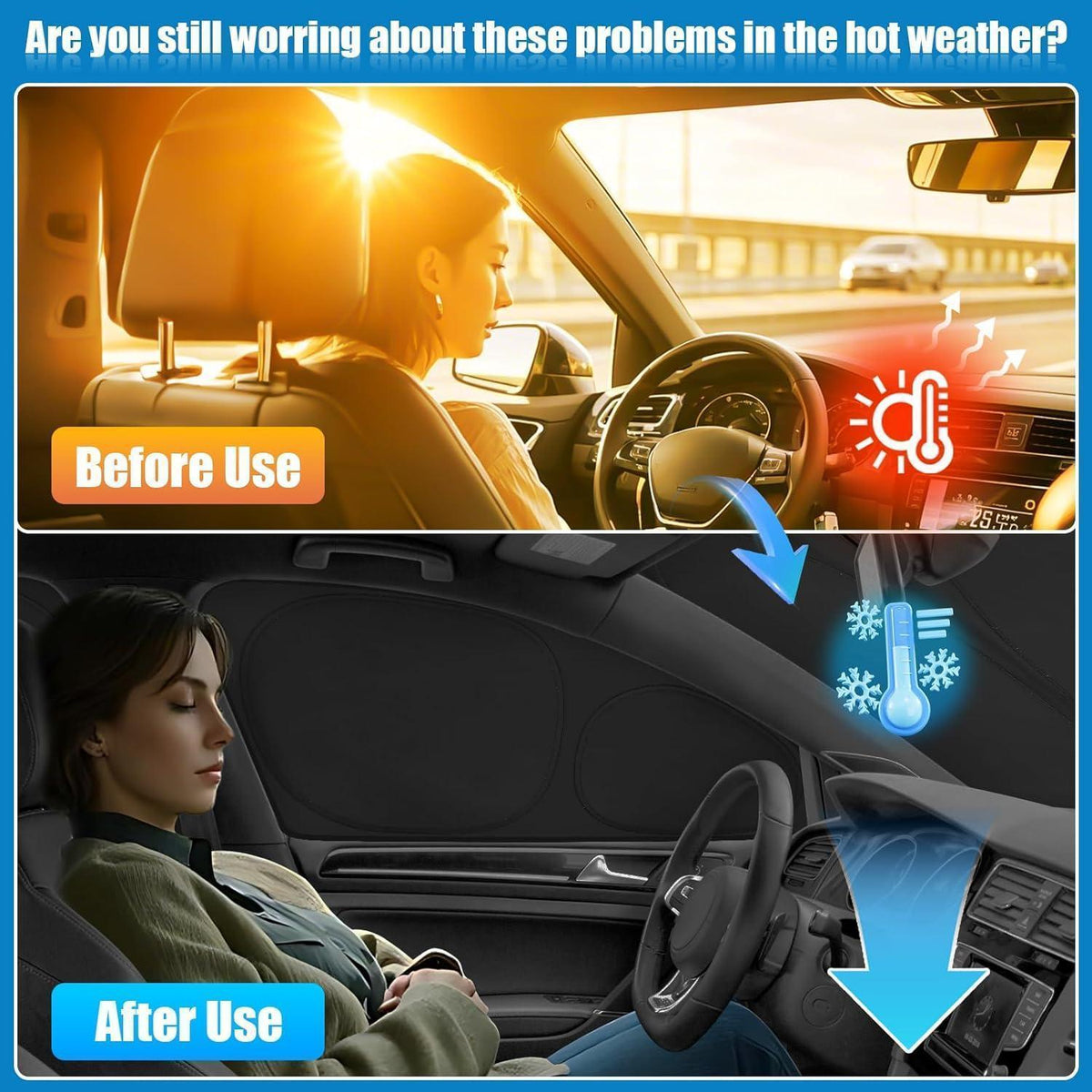 VW Golf 7 Sonnenschutzscheibe 2015-2021 – Sichtschutz & Hitzeschutz
