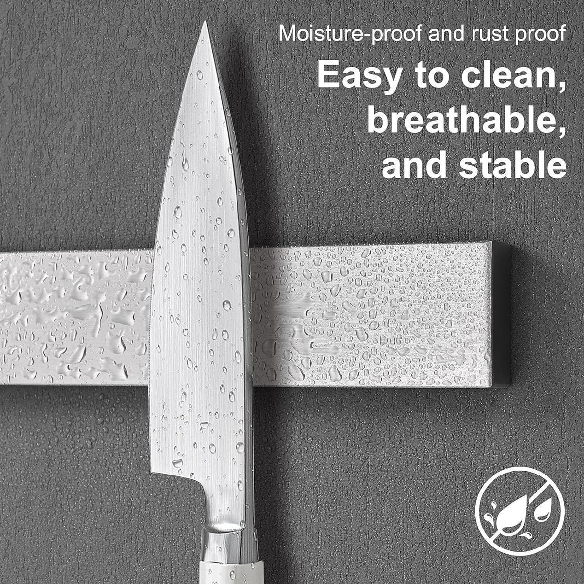Magnetische Messerleiste Edelstahl 30 cm – Wandhalter für Küche