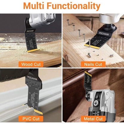 50x Titan Sägeblätter für Multitool, Metall & Holz