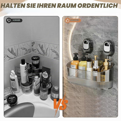 Duschablage Ohne Bohren | Badregal Hängend | Goldfarben