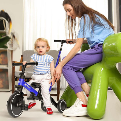 5-in-1 Kinderdreirad & Laufrad ab 1 Jahr mit Schubstange