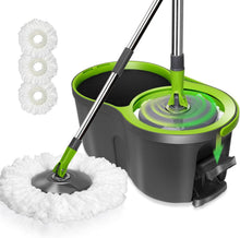 Mikrofaser Wischmopp Set mit Eimer und 3 Pads