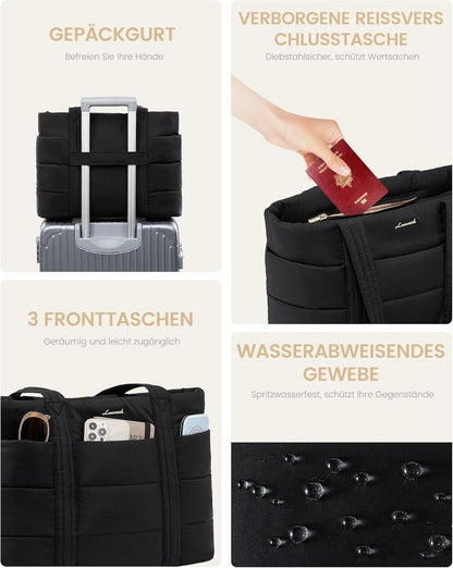 Damen Laptoptasche Shopper Handtasche Tote Bag Arbeitstasche