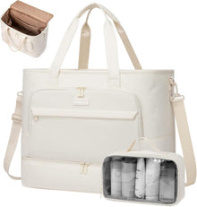 Reisetasche Damen Sporttasche 45L Groß Weekender Travel Bag Gym Bag