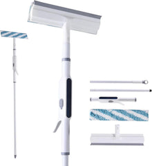 Fensterabzieher Profi Sprühfunktion Set Abzieher Dusche Fibre Cloth
