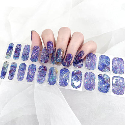 UV Nagelfolien Sky Blue 2 - Gel Nail Wraps