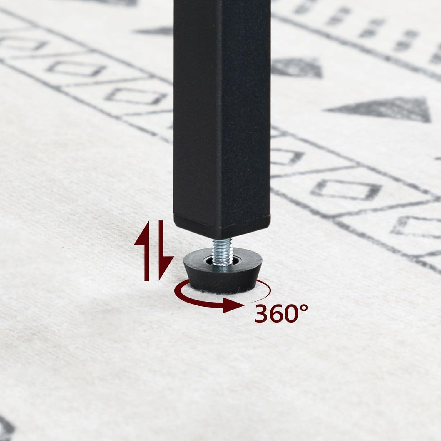 Konsolentisch mit Ladestation 200 cm schmal USB-Anschlüssen Grau