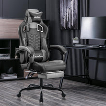 Ergonomischer Gaming-Stuhl mit Fußstütze und