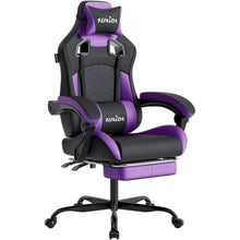 Ergonomischer Gaming Stuhl mit Fußstütze
