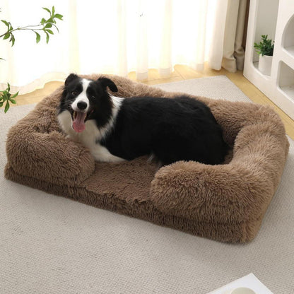 Orthopädisches Hundebett XXL (130x90cm) Khaki