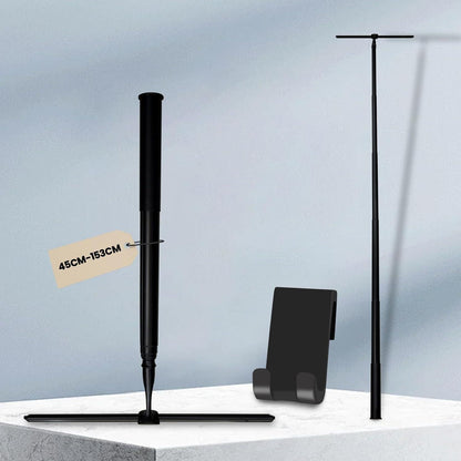 Duschabzieher Set ohne Bohren 35cm Breit Einstellbar 45-153cm