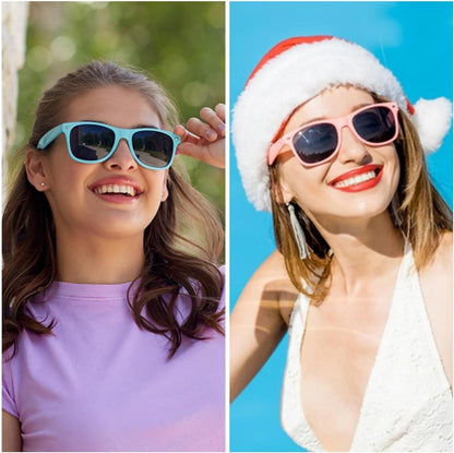 Bunte Sonnenbrille Set 6 Stück Neon Vintage Lustige Party Brillen