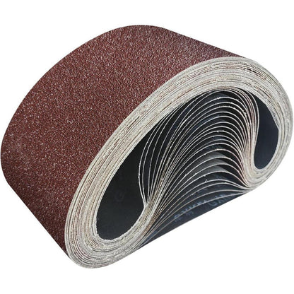 Schleifbänder 100x610mm Set 25 Stück verschiedene Körnungen