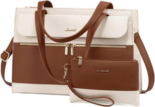 15,6 Zoll LOVEVOOK PU Leder 2 in 1 Laptop Handtasche Damen