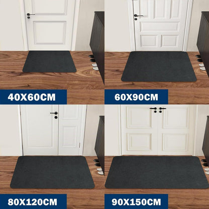 Schmutzfangmatte 80x120cm - Superdünn & Saugfähig für Innenräume