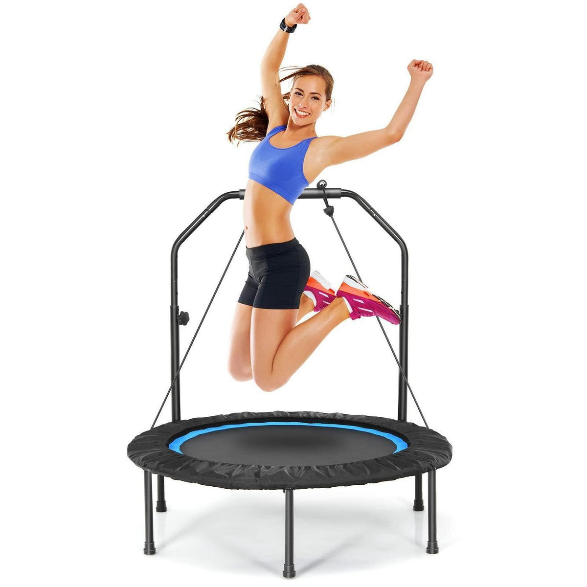 Fitness Trampolin 101cm – Faltbar & Belastbar bis 150kg