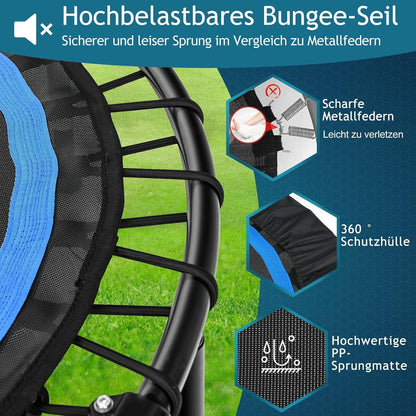 Fitness Trampolin 101cm – Faltbar & Belastbar bis 150kg