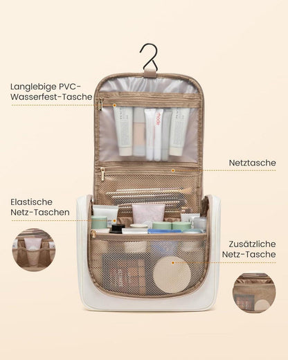 Kulturtasche zum Aufhängen Wasserdicht Groß Waschtasche Damen mit Haken