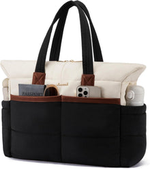 Moderne Laptoptasche 15,6 Zoll für Damen, wasserdichte Arbeitstasche