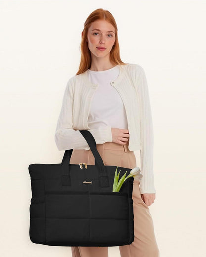 Damen Laptoptasche 15,6 Zoll handtasche Shopper Tasche Büro