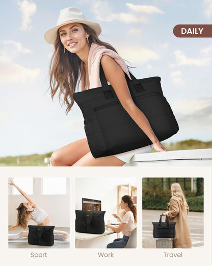 Laptoptasche Damen 15,6 Zoll Handtasche Arbeitstasche Wasserdicht