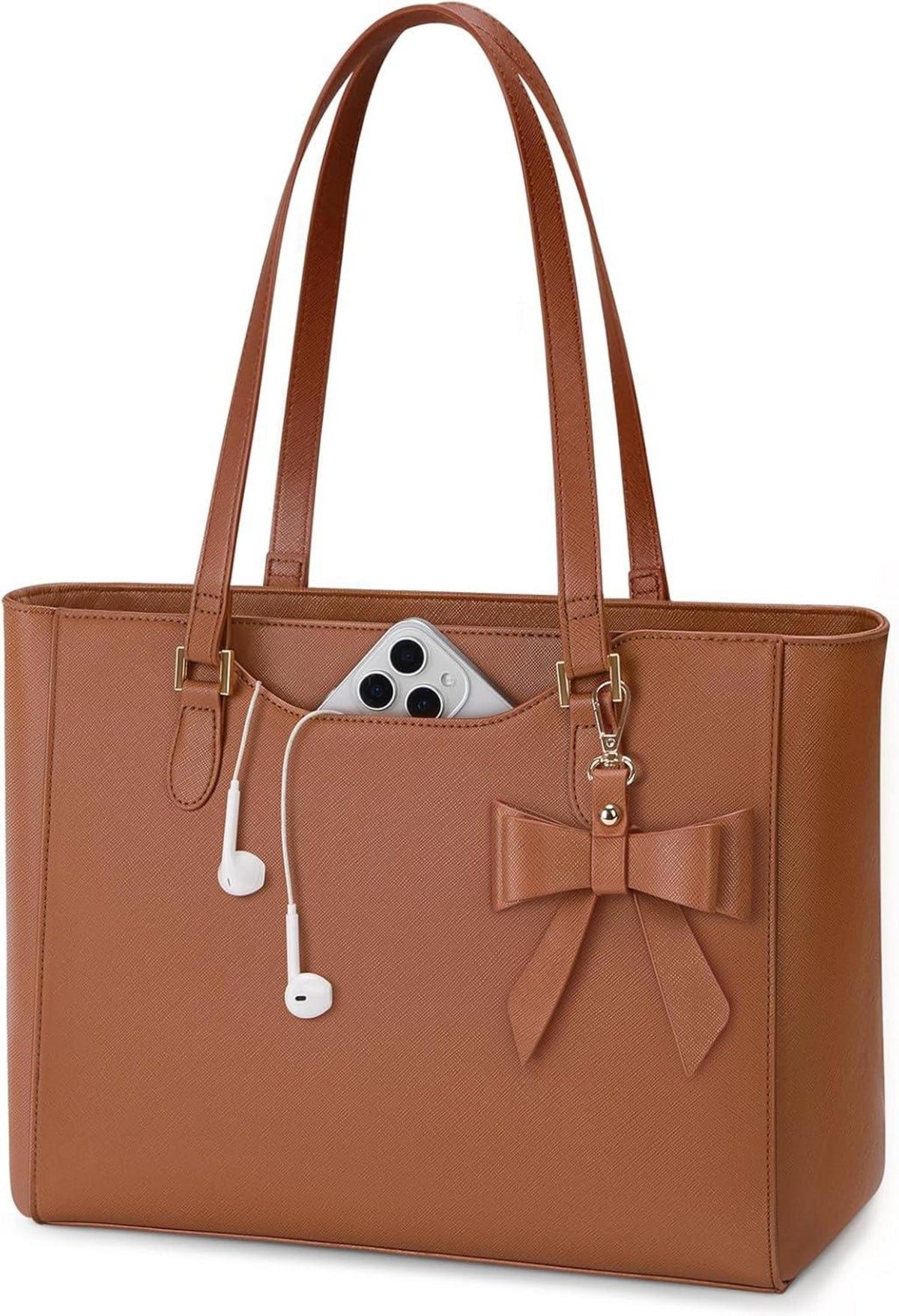 Wasserdichte Damen Handtasche Groß mit Schmetterlingsschleife