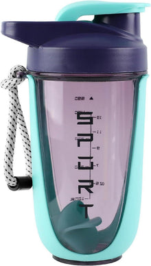 Protein Shaker 600ml Mit Kugel, Sieb & Mess-Skala