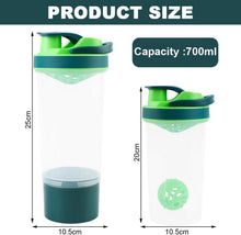 EACHPT 700ml Protein Shaker mit Kugel, Sieb