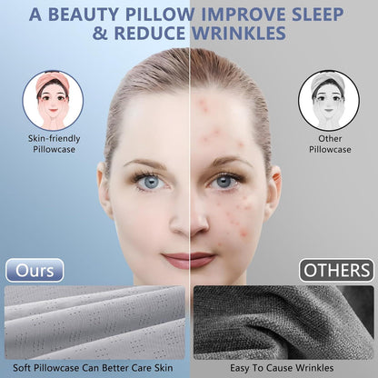 Memory Foam Nackenkissen Orthopädisches Kopfkissen für Seiten- und