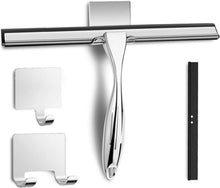 Duschabzieher Edelstahl Glaswischer Badezimmer Silber 30 cm