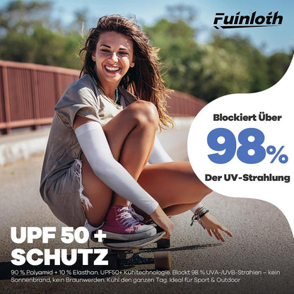 Sport-Armstulpen 4er-Set Schwarz – Für Basketball, Gaming & Alltag
