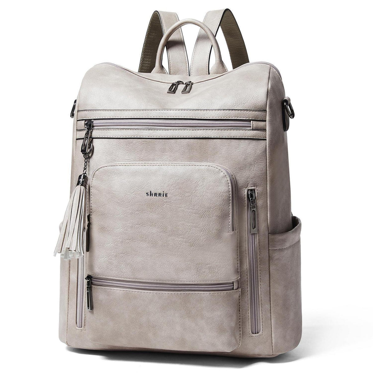 Rucksack Damen Laptopfach 15,6 Zoll Wasserdicht Business in Lederoptik