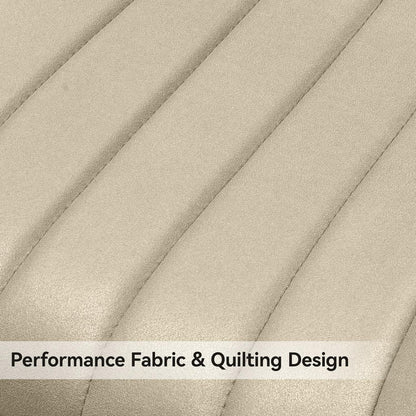 Moderner Esszimmerstuhl gepolstert – Beige, 6er Set