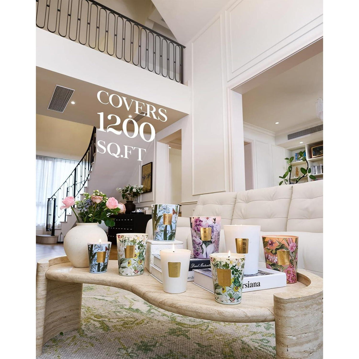 Duftkerze Meeresbrise Groß – 150h Sojawachs & Aromatherapie