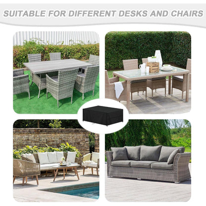 Gartenmöbel Abdeckhaube 190x90x80cm – UV & Wetterfest