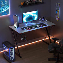 Gaming Tisch 100x50 cm Kopfhörerhaken Kohlefaserbeschichtung