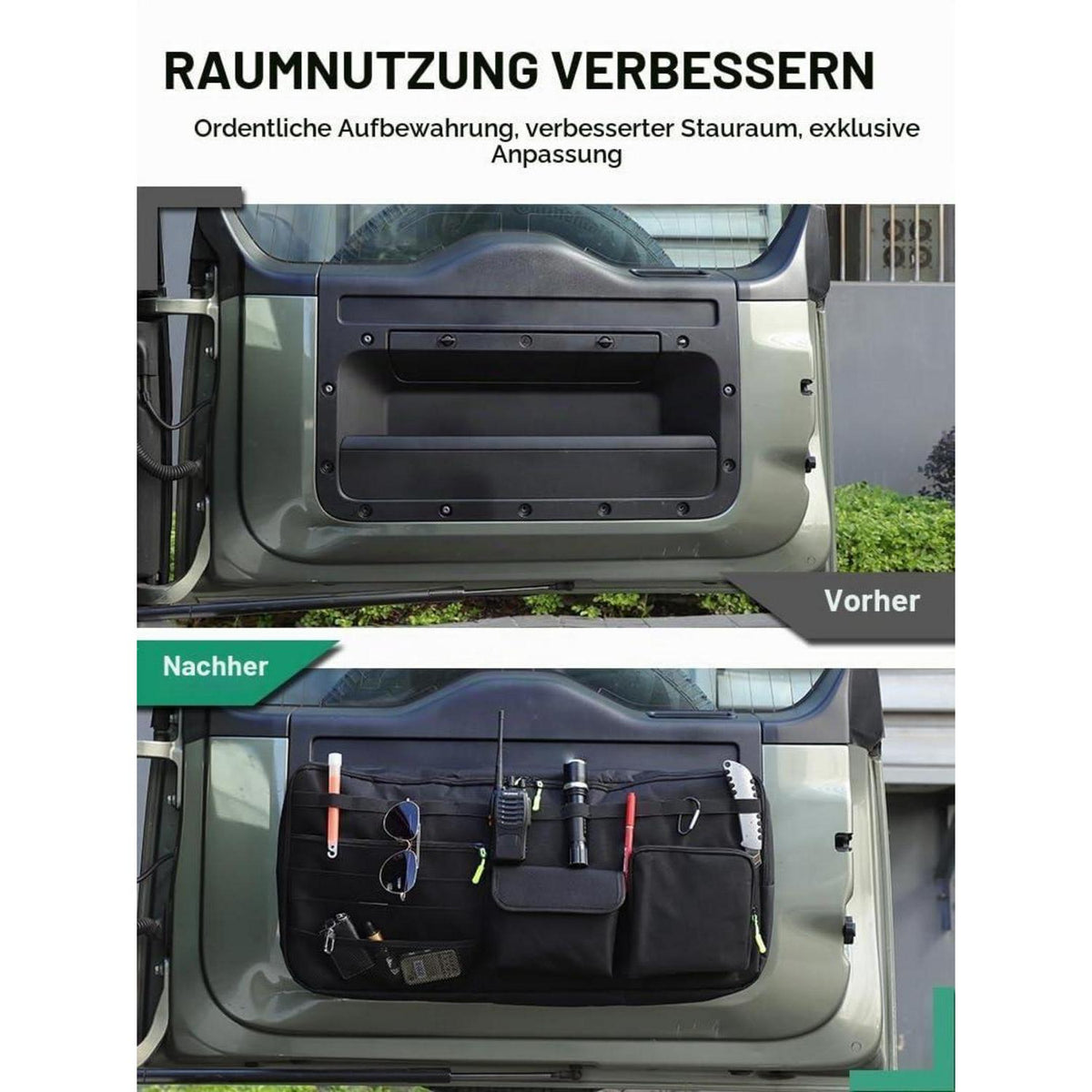 Hecktür-Organizer für Land Rover Defender 2020-2025