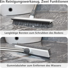Mitclear Boden-Scheuerbürste 2-in-1 mit Langem