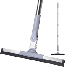 Bodenwischer mit Gummiklinge und Teleskopstiel 120cm