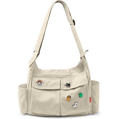 Captain Blues Canvas Messenger Bag Umhängetasche Schulter Tasche