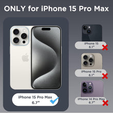 iPhone 15 Pro Max Hülle mit MagSafe, Kameraschutz, matt transluzent