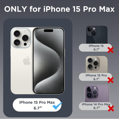 iPhone 15 Pro Max Hülle mit MagSafe, Kameraschutz, matt transluzent