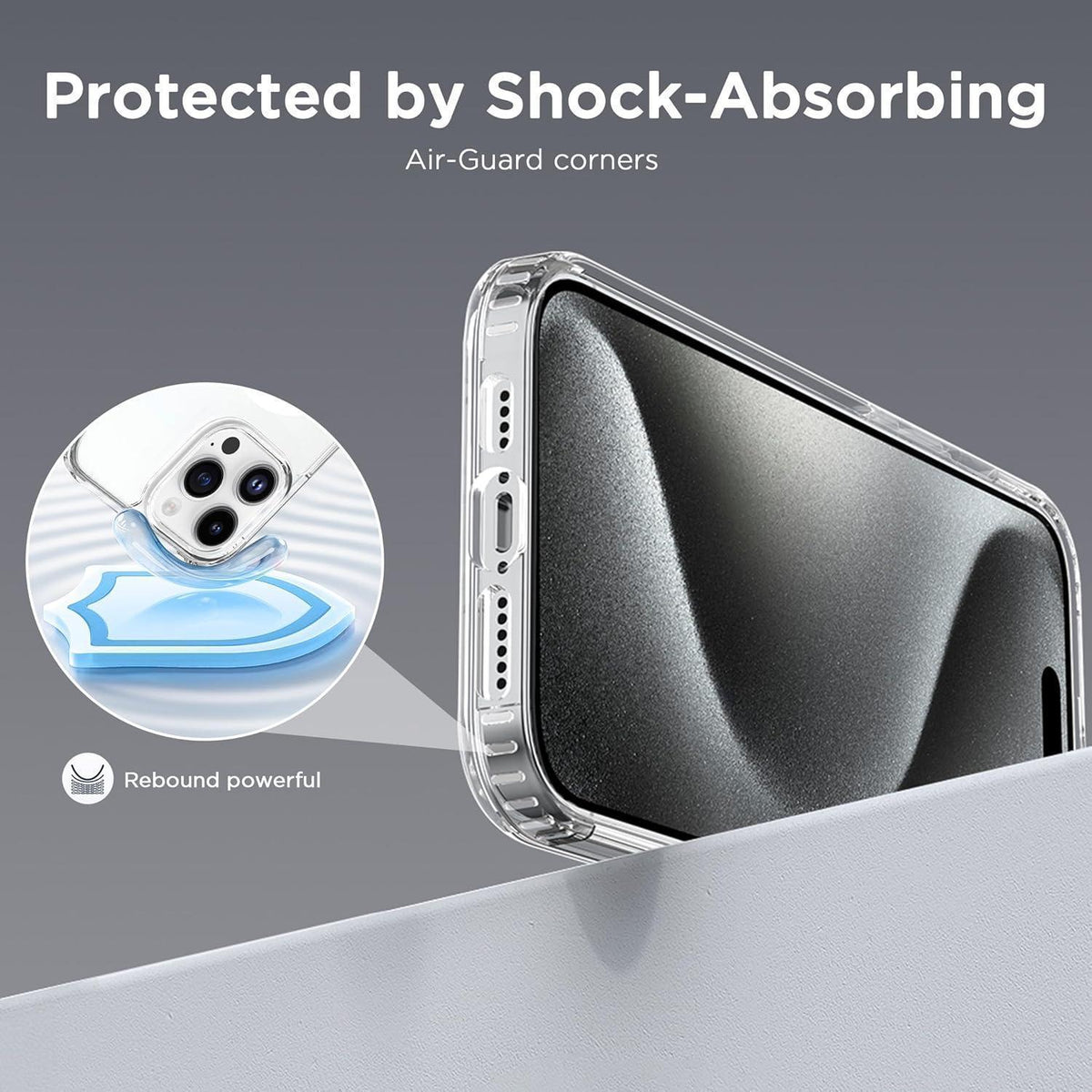 iPhone 15 Pro Max Hülle mit MagSafe, Kameraschutz, matt transluzent