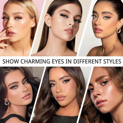 Wimpern Extensions Set 580 Stück – Natürlicher Look & DIY