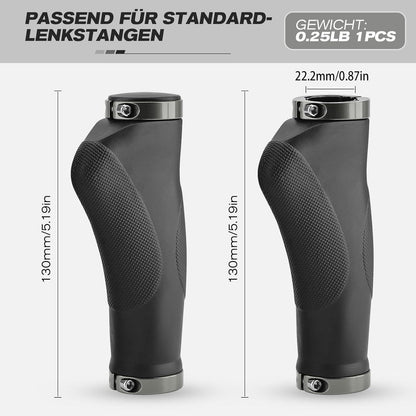 Ergonomische Fahrradgriffe mit Anti-Rutsch-Design
